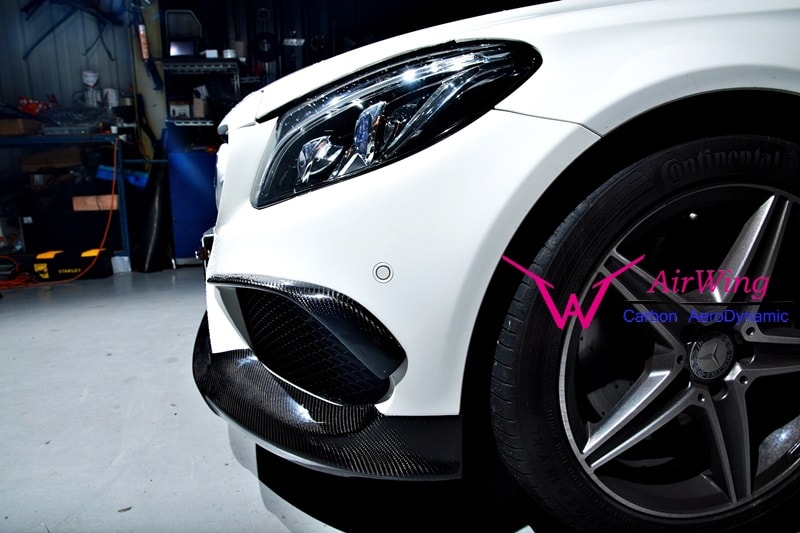 Mercedes-Benz W205 Carlsson carbon front lip 03